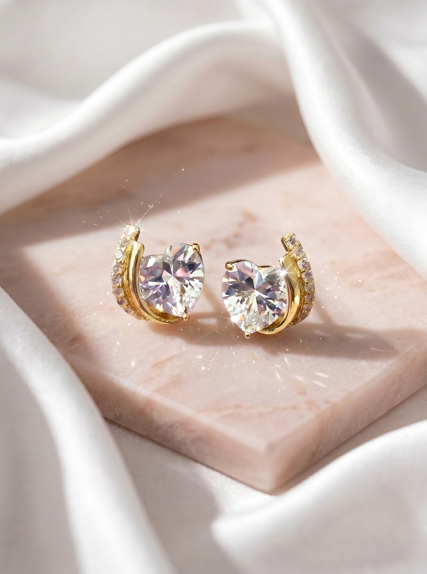 Heart Studs